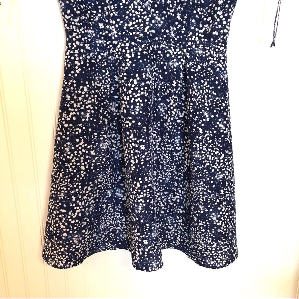 NWT OLIVE & OAK Navy Blue Dress - Picture 2 of 8